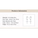thumbnail image 2 of Aretes HESHPAWS S925 Sterling Silver Cross Diamantados Plata, 2 of 3