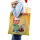 thumbnail image 4 of Handy Manny Bolso de tela con estampado de lienzo para mujer, bolsa de compras reutilizable y estética, con cremallera interior, regalo para mujer,38*45cm., 4 of 6