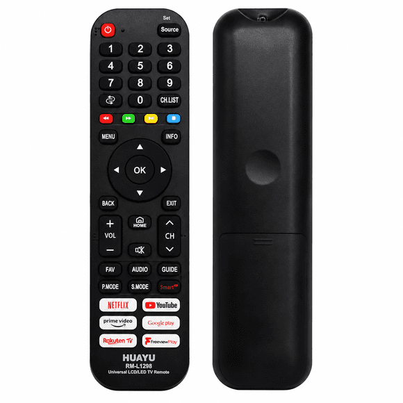 Control Remoto Universal Smart Android TV con Botones Netflix, YouTube y Prime Video