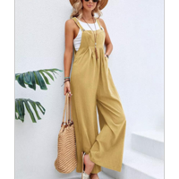 Likeshop - Enterito Premium Jardinera Lino Primavera Mujer 221