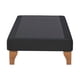 thumbnail image 3 of Base Elegante Cama Europea 1.5 Plaza 105x200 CM Gris Oscuro Felpa, 3 of 4