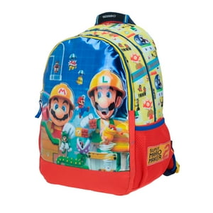 Mario Bros - Mochila Infantil Original Super Mario Maker