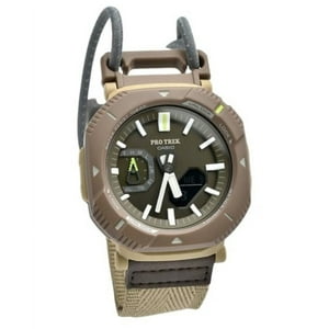 Reloj Casio Pro Trek Analog Digital Smartphone Link Cloth Strap Green Dial Tough Solar Prj-B001B-5 100M Unisex Watch