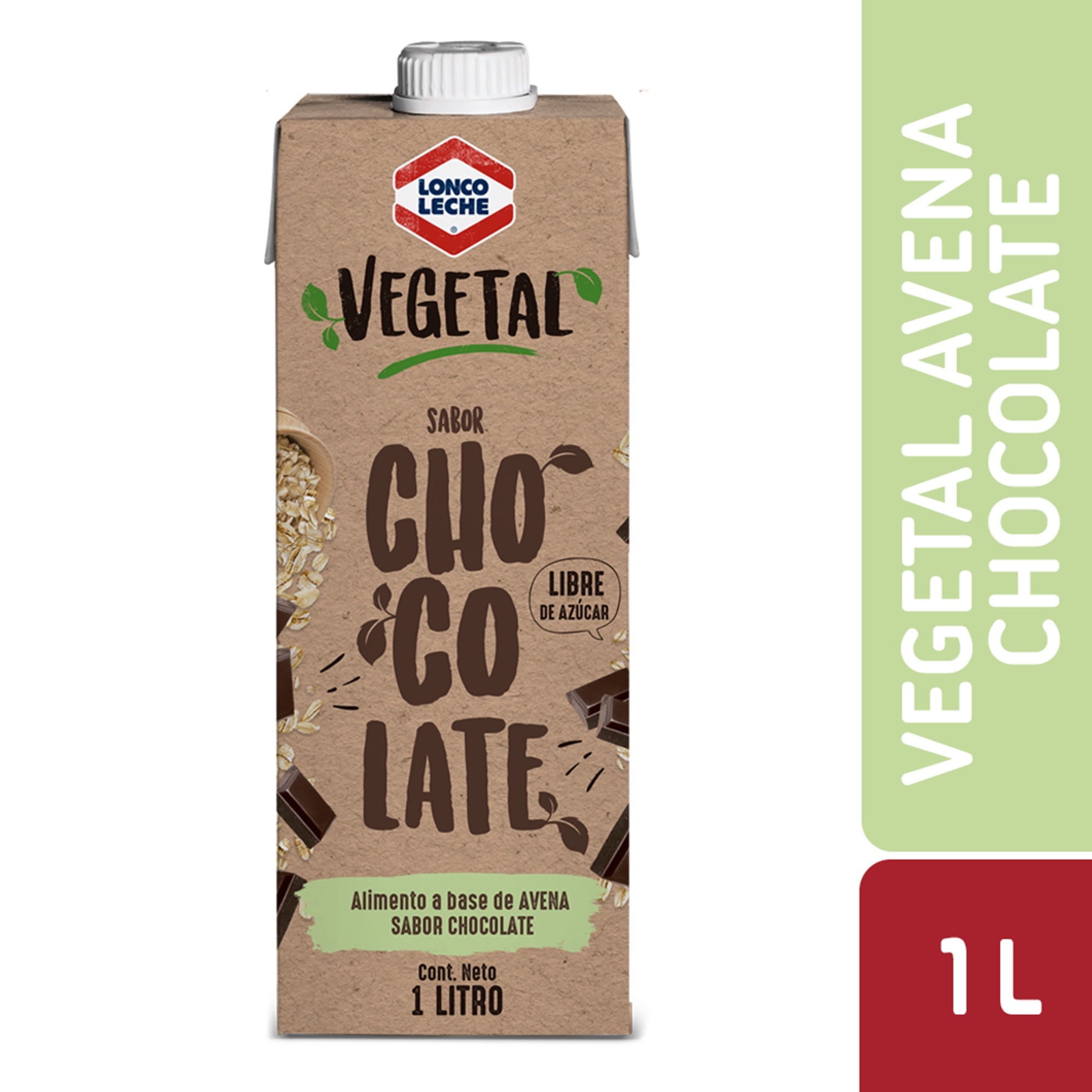 Bebida Vegetal Avena Chocolate 1 L Loncoleche