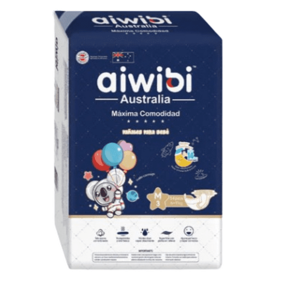 Pañales Aiwibi Dulce Noche M 54 UND