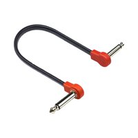 Bothyi - Cable De Conexión Para Guitarra, Pedal De Efectos De Bajo, Cable De Conexión Ts, Cable De Pedal De Efecto, 30 Cm, Rojo