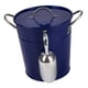 thumbnail image 4 of Cubo De Champagne Con Hielo, Cubo De Enfriador De Vino De Cerveza Con Barware Azul, 4 of 5