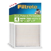 Filtro De Aire Filtrete Merv 8 Mpr 700 40X51X2 Cm Paquete De 4