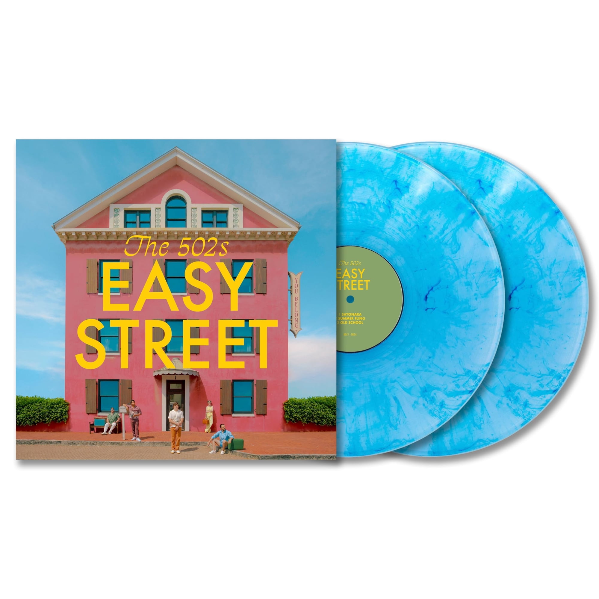Republic Records - Disco De Vinilo Easy Street De The 502s Crystal Blue/pink Marble