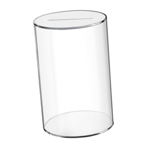 Bothyi - Tarro De Alcancía De Acrílico Transparente, Exquisita Rotura Para Abrir, Alcancía, Regalo De Cumpleaños, 12Cm X 20Cm