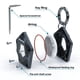 thumbnail image 2 of Soporte impermeable para Airtag DOVICK con llavero para Apple Air Tag, 2 of 6