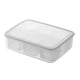 thumbnail image 1 of 6 contenedores de delicatessen extraíbles con tapas establecidas de la bandeja dividida Organizador de refrigerador Fleatproof 0.28 L Cajas de porcion, 1 of 5
