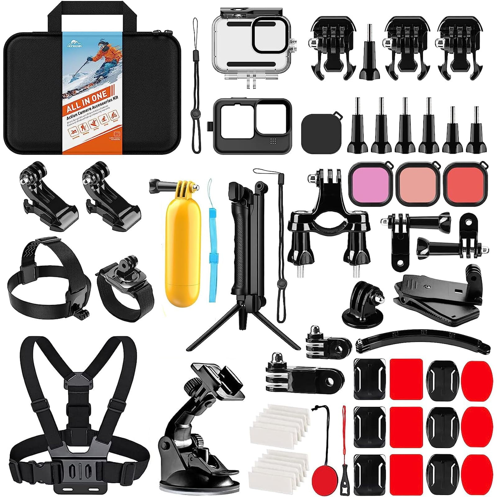 Kit De Accesorios Para Cámaras De Acción Hongdak Para Gopro Hero 12 11 10 9