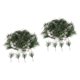thumbnail image 1 of 200Pcs Durable Green Pine Needle Plastic Light Garland Adornos De Cumplea?os, 1 of 5