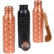 thumbnail image 5 of Juego de 3 botellas de cobre de 950 ml The Wooden Town + cepillo, 5 of 9