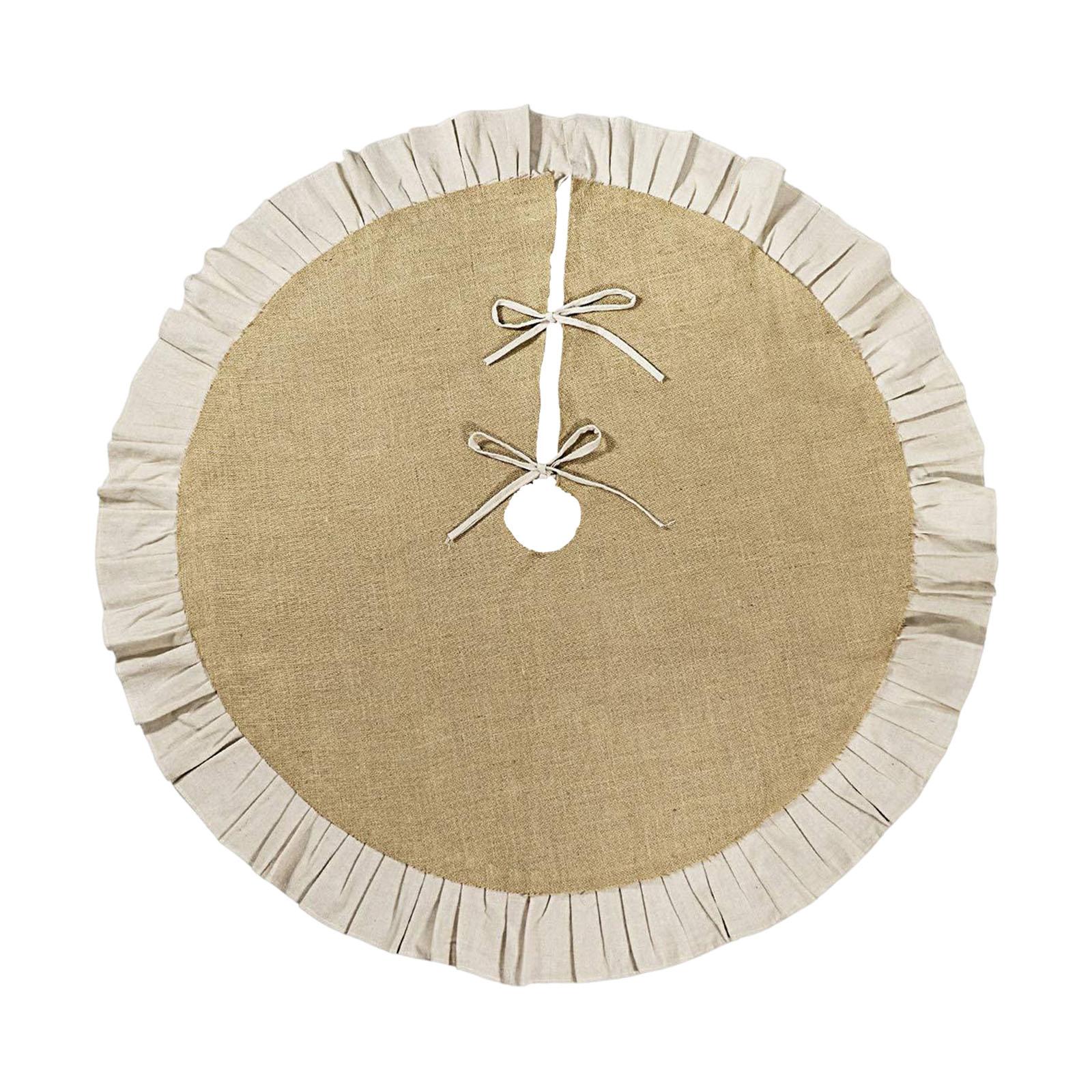 Bothyi - Falda Para Árbol De Navidad Redonda De 90 Cm, Ideal Para Decoración Navideña De Otoño E Invierno.