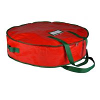 Bothyi - Bolsa De Almacenamiento De Corona Navideña Impermeable Con Cremallera Decoración Bolsa De Corona Para Festival