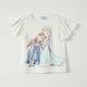 thumbnail image 1 of Polera Manga Corta Niña Elsa y Anna Frozen Blanco Disney, 1 of 4