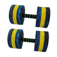 Magideal - 2X Mancuernas De Agua, Mancuernas De Ejercicio Acuático, Mancuernas De Espuma Para Ejercicios Aeróbicos Acuáticos, Resistencia A La Piscina, Equipo De