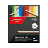 Caran D'Ache - Lápices Luminance 6901 Caran D Ache Set 12 Colores