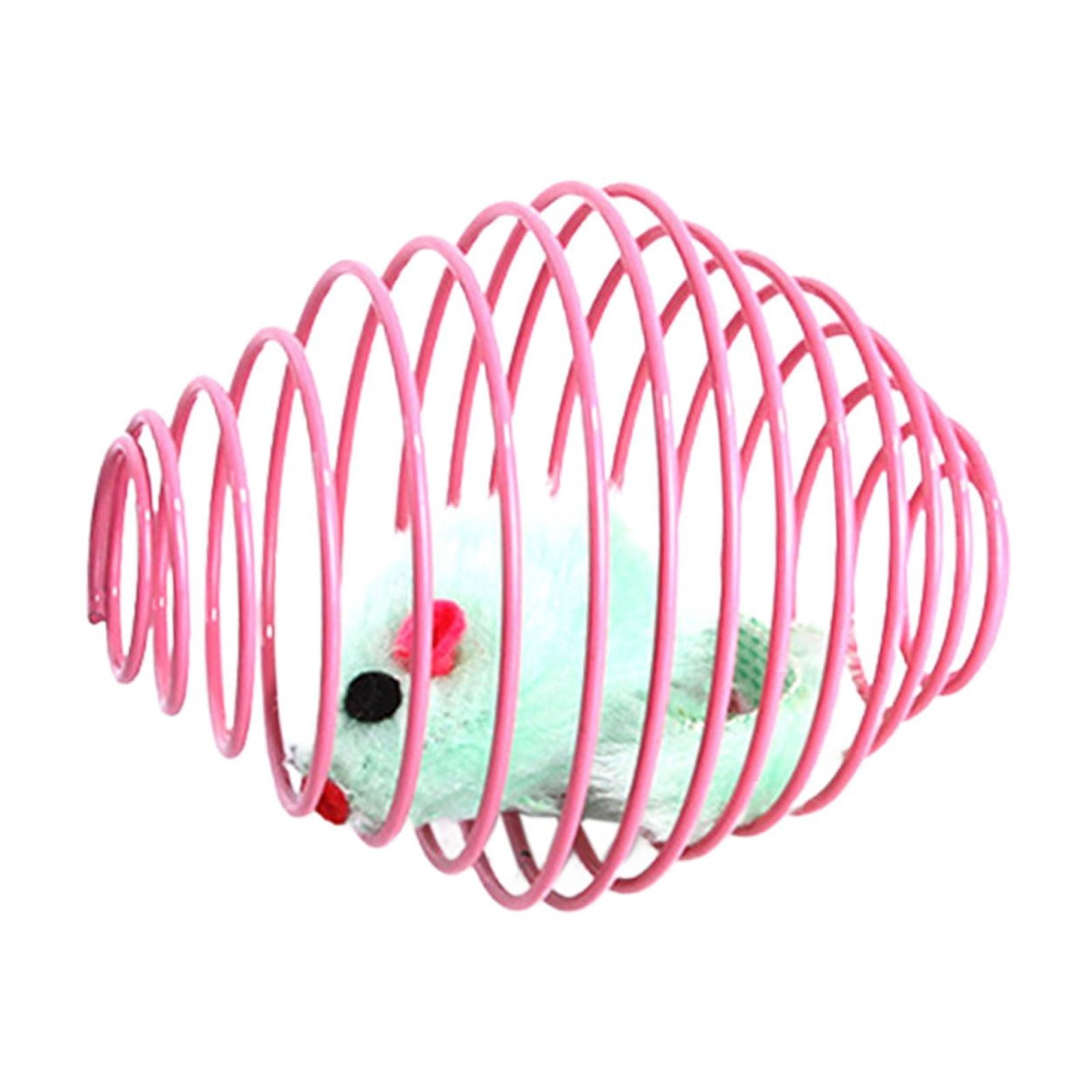 Brinquedo Gato AGYM Molas Coloridas - Pack 30 Unidades, Plástico Seguro, 5cm