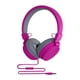 thumbnail image 5 of Auriculares Sobre La Oreja Para Mujer, Auriculares Profesionales Con Cable, Color Rosa, Plegables, Para Oficina, 5 of 5