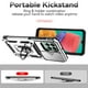 thumbnail image 4 of Estuche GANGXUN para Samsung Galaxy M33, soporte giratorio 360°, estilo mecánico y magnético, 4 of 5