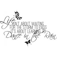 Rienda Libre Graphics - Decomural Dance In The Rain Inspirational Ws-32394