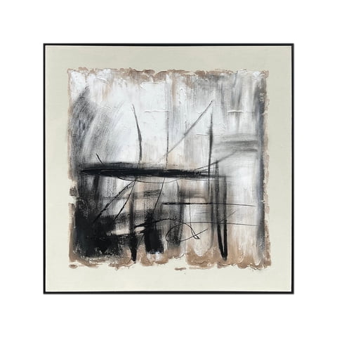 Tribus Del Mundo - Cuadro Abstracto: Trazo Salvaje I