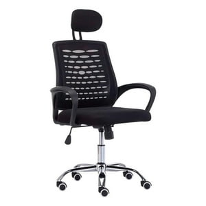 Pandalino - Silla Oficina Neo Negra | Apoyabrazos Y Cabecera Ajustables Negro