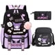 thumbnail image 1 of 3pcs Kuromi Backpacks Patchwork Capacity Women Men Travel Mochilas With Shoulder Bags Ins Laptop Teens School Bags, 1 of 3