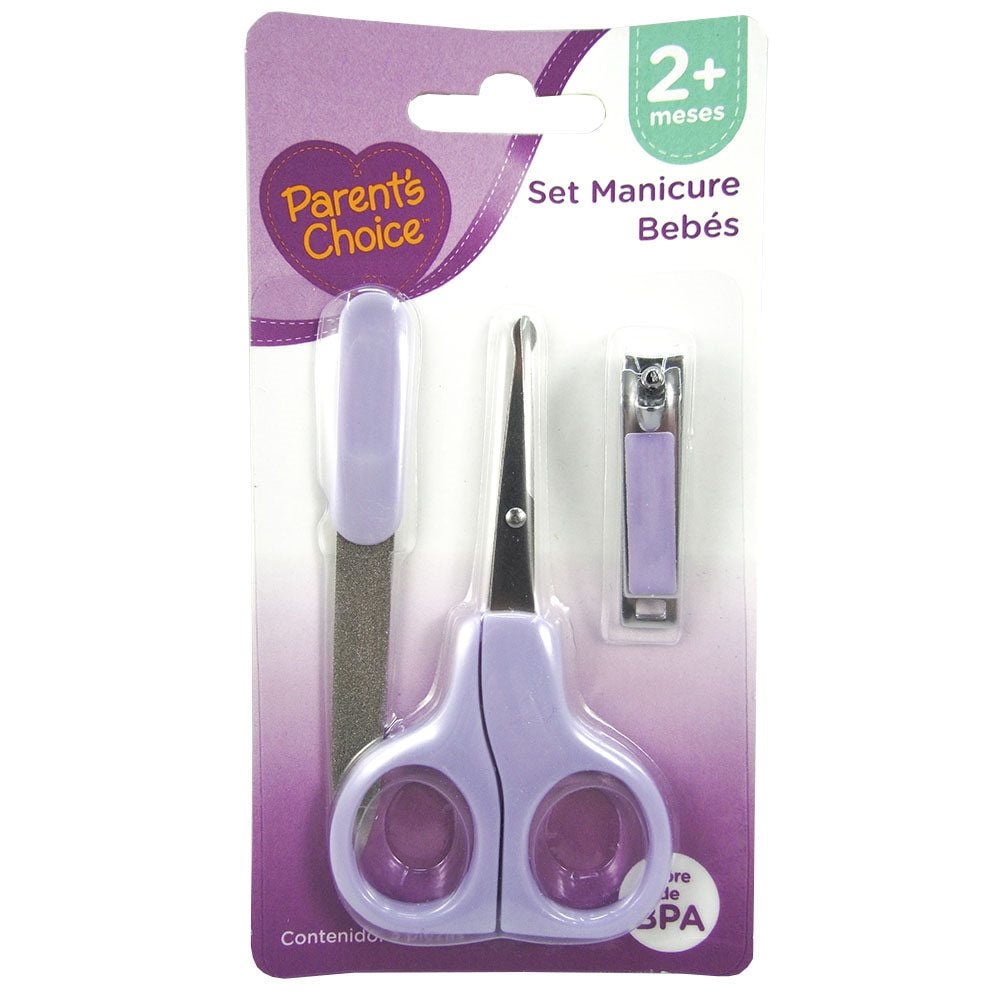 Set Manicure Bebes Morado, Color Surtido 1 Un Parent's Choice
