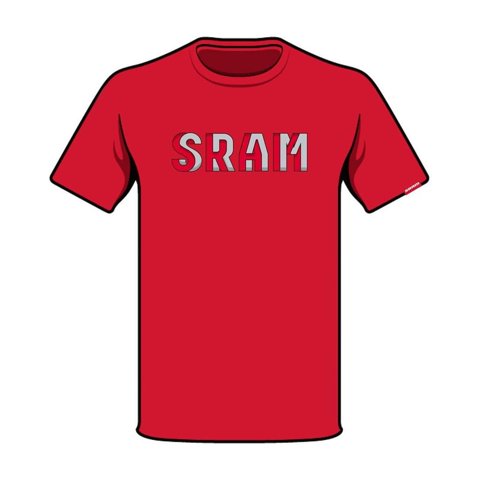 Polera Sram Manga Corta S2203 Rojo
