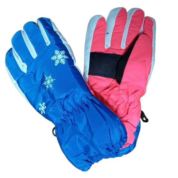 Guantes De Nieve Para Niños, Térmicos, Invierno. Talla S Azul