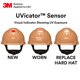 thumbnail image 4 of Casco de seguridad 3M SecureFit H-711SFV-UV, gorra ventilada, color canela mediano, 4 of 7