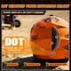 thumbnail image 3 of Casco Loyoriwy Juvenil DOT 49-52 cm Kit Naranja, 3 of 8
