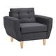thumbnail image 2 of Sofa Bote 1c Felpa 05 Gris, 2 of 6