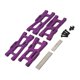 thumbnail image 1 of Brazo De Suspensión RC DIY Para Actualización De Vehículos Sobre Orugas Wltoys 1/14 144016 144018 Violeta, 1 of 5