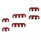 thumbnail image 5 of Divisores De Cable De Bujía Roja 7 Mm 8 Mm 9 Mm Ajuste Universal Para Chevy, 5 of 5