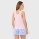 thumbnail image 2 of Pijama Mujer Rib Encaje Rosado Flores Corona, 2 of 5