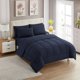 thumbnail image 1 of Set de edredón Sweet Home Collection Navy Twin XL, 7 piezas, 1 of 6