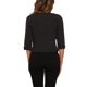 thumbnail image 3 of INSPIRE CHIC Chaquetas de Jean de Mezclilla Recortadas sin Cuello de Manga 3/4 para Mujer Negro M, 3 of 6