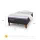 thumbnail image 3 of Cama Europea Curve Ortopedic Advance 1.5 Plazas Apl, 3 of 10