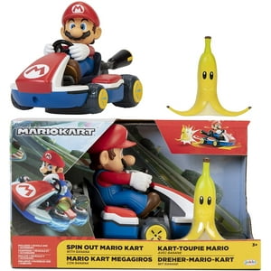 Vehículo De Juguete Super Mario Spin Out 2.5 Mariokart - Mario Racer Super Mario Na