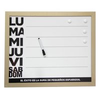 Vgo - Pizarra Plastica 40X50 Cm Work Dorado