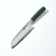 thumbnail image 1 of Cuchillo HexClad Santoku de 18 cm, acero damasco y hoja completa, 1 of 4