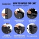 thumbnail image 5 of Carrito utilitario plegable SUBICOO Carrito de mano portátil con ruedas, 5 of 9