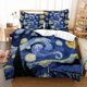 thumbnail image 1 of Oil Painting Van Gogh Star Sky Bedding Set Boys Girls Duvet Cover Pillowcase Bed Adult Home Textileextile, 1 of 5