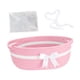 thumbnail image 1 of Cesta De Almacenamiento Con Asas Cesta Tejida Navide?a Para Guardarropa Recuerdo De Juguetes Rosa, 1 of 5