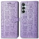 thumbnail image 2 of Funda Cartera FOXDOCK para Samsung Galaxy M15 , Flip PU con Relieve de Gatos y Perros, Tarjetero y Soporte, 2 of 6